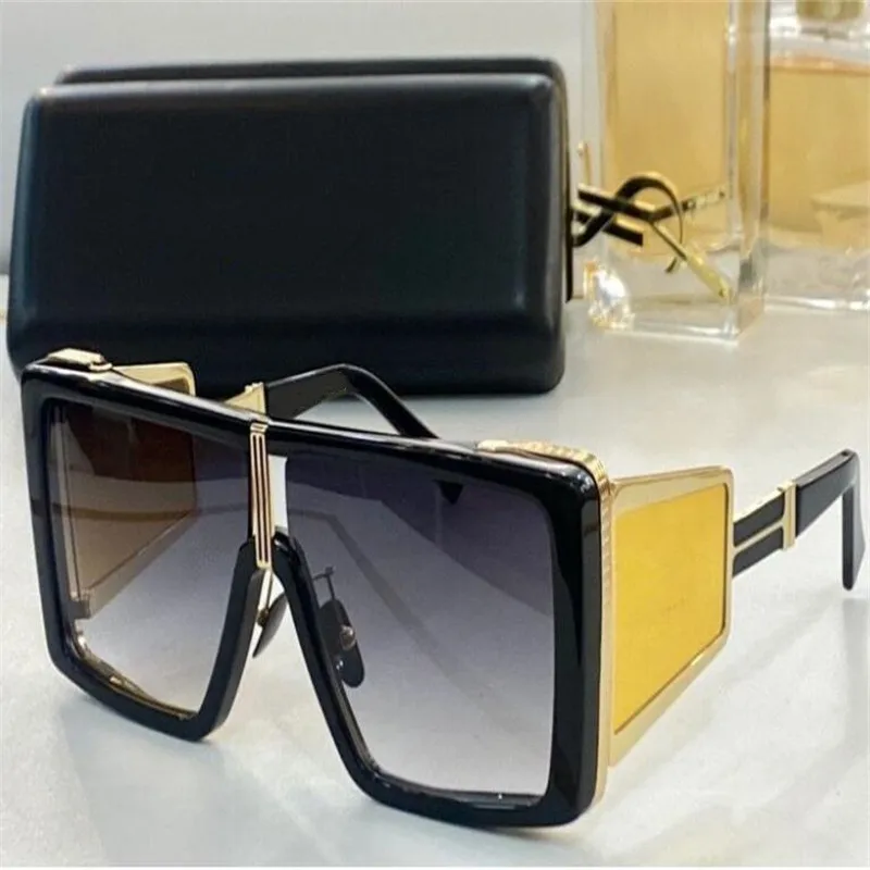 

Square big frame high-end star men's and women's classic fashion sunglasses radiation, sun shade and wind proof glasses