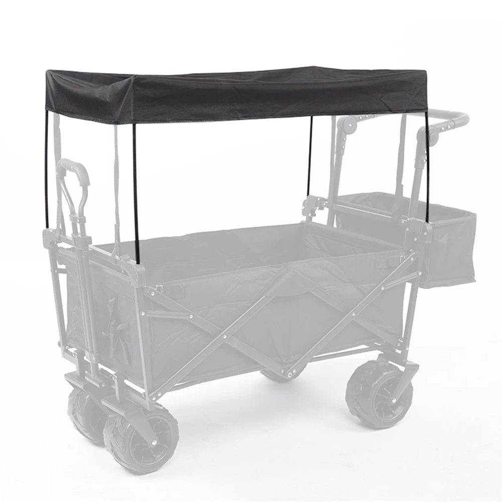 600D Oxford Cloth Canopy (No Wagon) Canopy (No Wagon) Attachment For Garden Wagon For Trolley Cart Sun Shade Cover