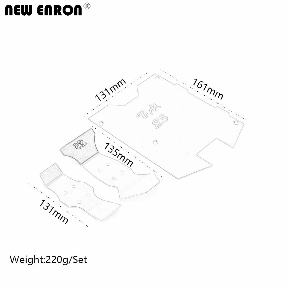 Новинка защита для шасси ENRON из нержавеющей стали бронированная