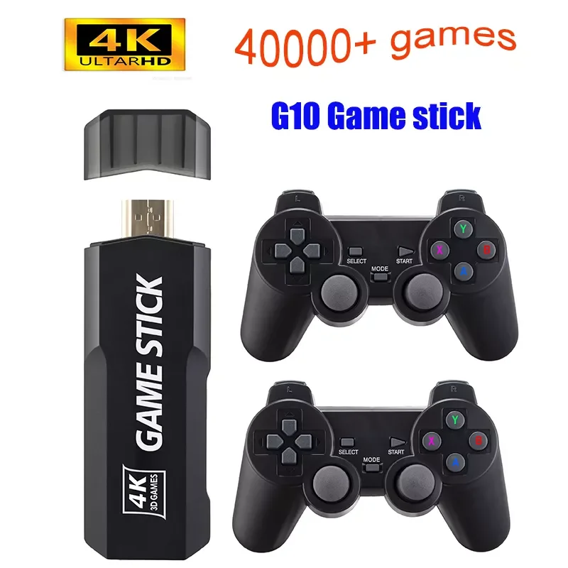 

M8 Video Game Sticks 4K HD 128G 40000 Games Retro Game with Box 2.4G Wireless Controller for Ps1 PSP Gba Dropshipping Gift