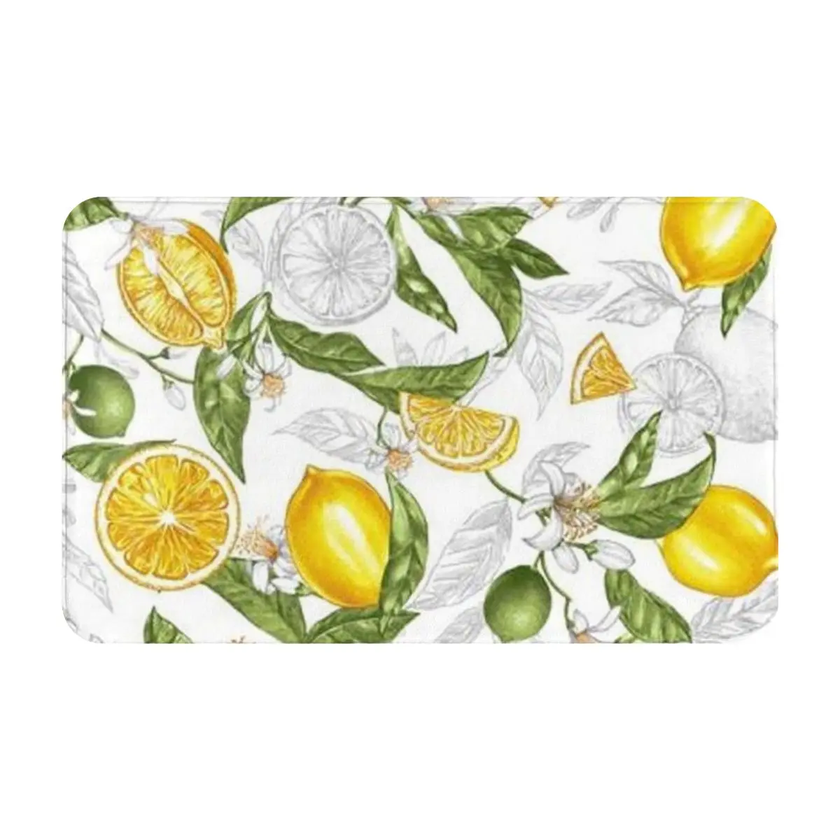 

Lemon Skin-Friendly Home'S Opulence Non-Slip Play Mats Suitable For Bedrooms Living Rooms Outdoor Settings Minimalistic