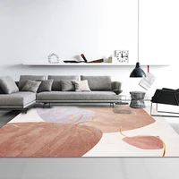 nordic minimalist style living room geometric rug modern luxury bedroom rug bedside home decor crystal velvet rug