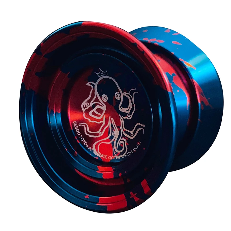 

BEBOO YOYO Octopus Pattern Alloy Unresponsive Yoyo 10 Ball Bearing Yoyo For Advanced Player Kids Beginner