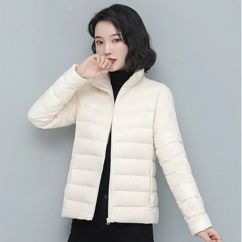 Cotton padded clothes for women in autumn  winter 2022, slim short cotton padded jacket, parka's parkas cotton coat skinny lady