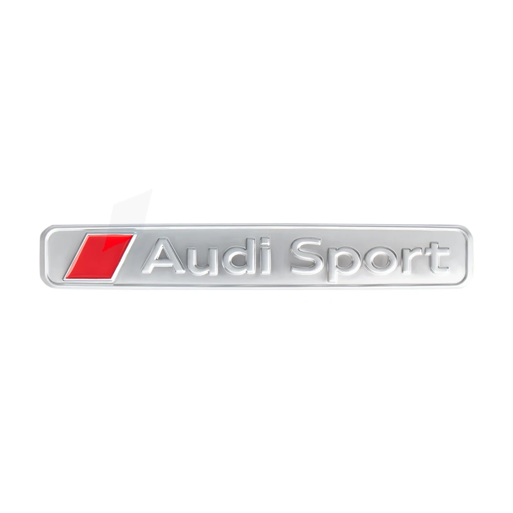

1 шт. 3D ABS клейкие наклейки с буквами на багажник автомобиля для Audi Sport логотип эмблема табличка с именем аксессуары наклейки для A3 A4 B8