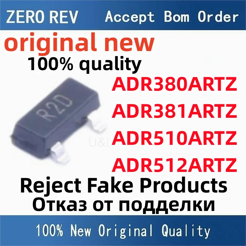 

100% New ADR380ARTZ-REEL7 R2D ADR381ARTZ-REEL7 R3A ADR510ARTZ-REEL7 RAA ADR512ARTZ-REEL7 R1R SOT23 Brand new original chips ic