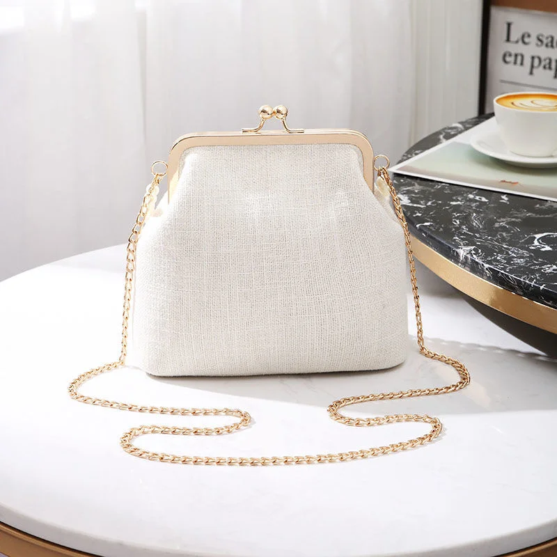 

Women's Bag 2023 Trend Chain Pearl Small Shoulder Bag Crossbody Designer Bags Luxury For Female Handbag Top-handle Mini Purse