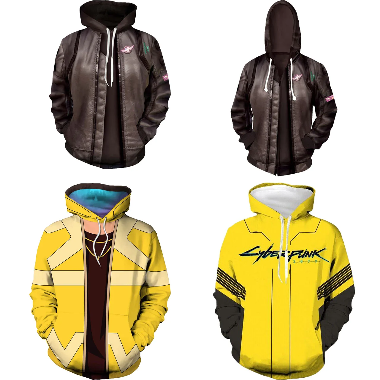 

Толстовки для взрослых на осень и зиму, костюмы для косплея EDGERUNNERS, повседневные Теплые Топы, уличная толстовка, одежда с длинным рукавом для...