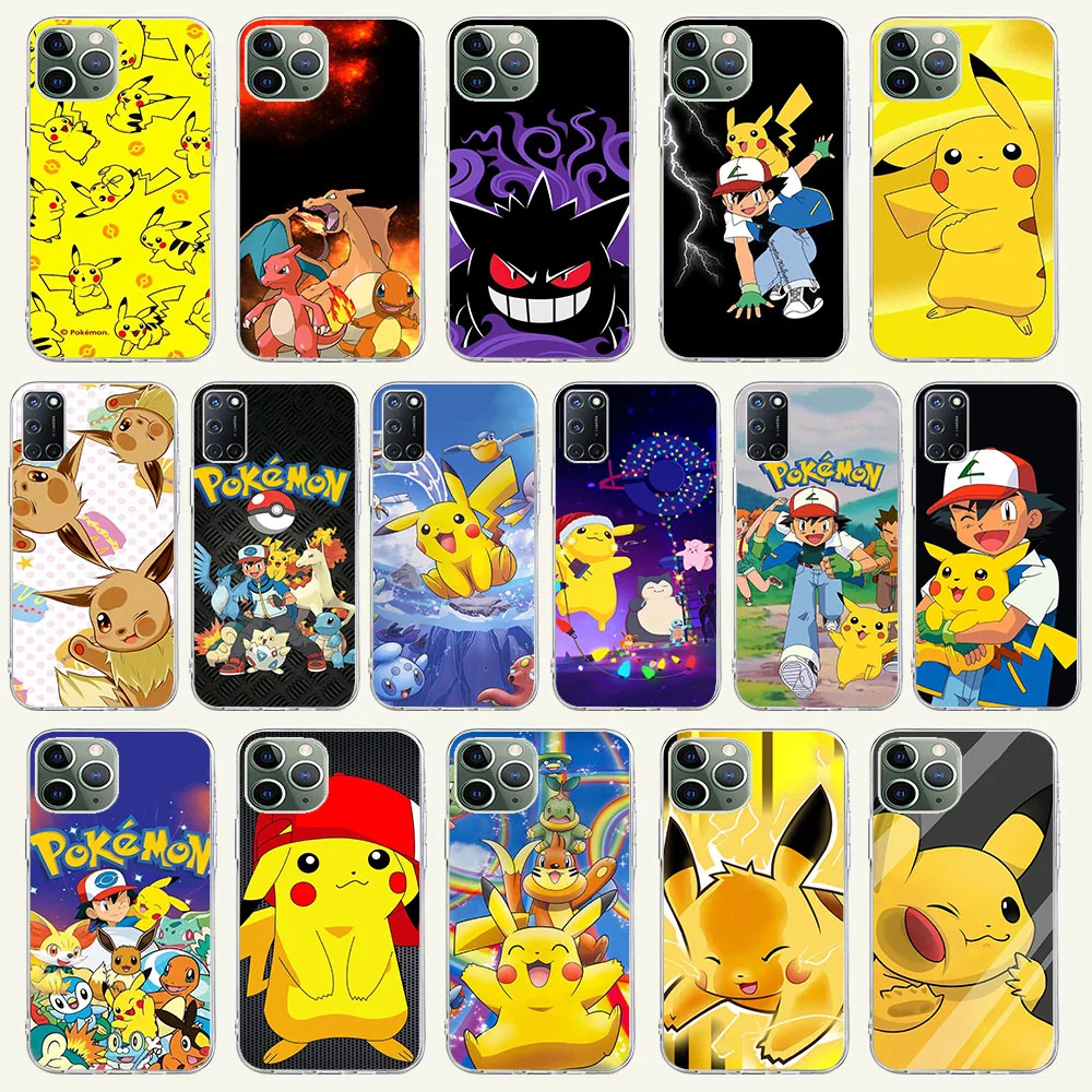 

KK-46 Pokémon Flexible TPU Case for Infinix Hot 9 Play 10S 10T 10i 11S 11 S5 Zero 8 8I Smart 4 4C 5 6 Lite Pro