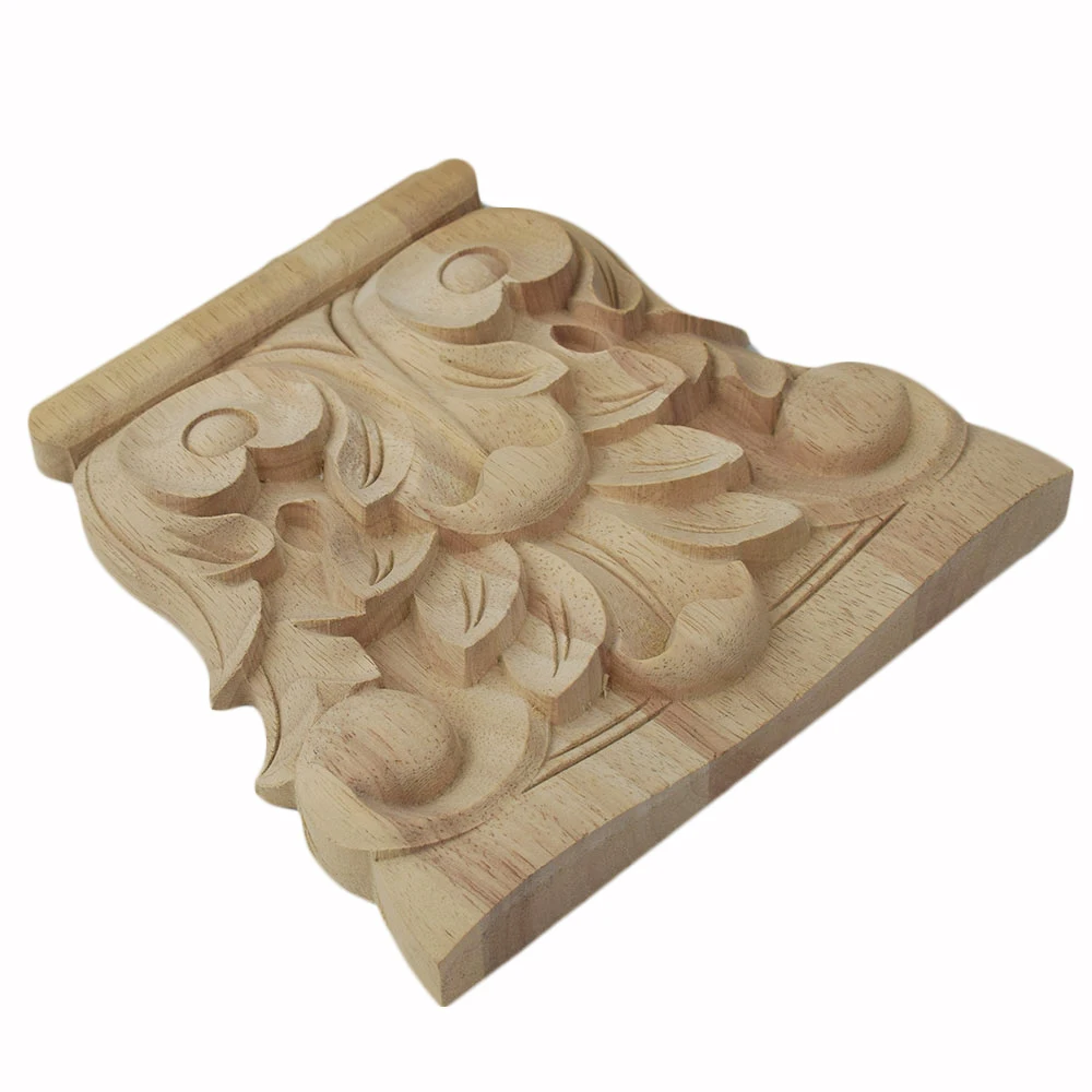 European Wood Door Carving Applique Figurines Decoration Rome Stigma Vintage Home Decor Artesanato Craft Figurine Accessories