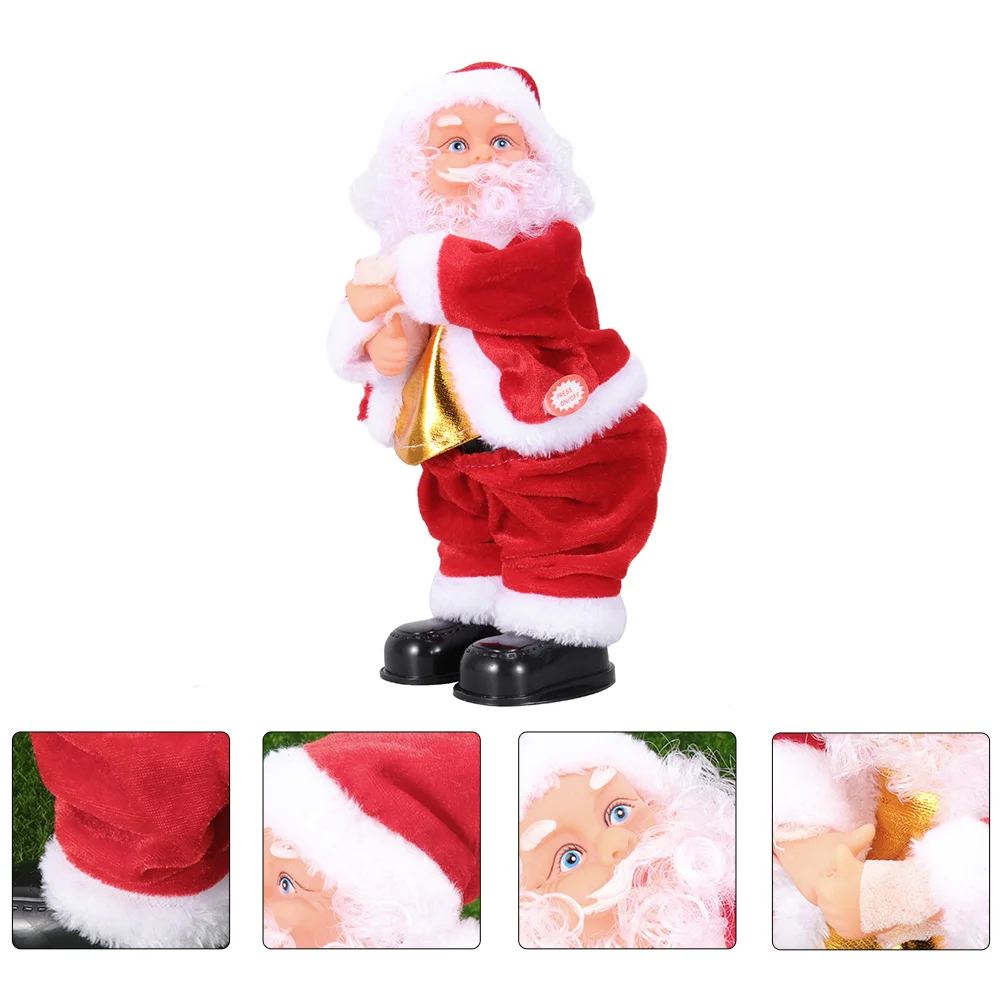 

1Pc Santa Claus Music Toy Creative Dancing Toy Xmas Decor Without