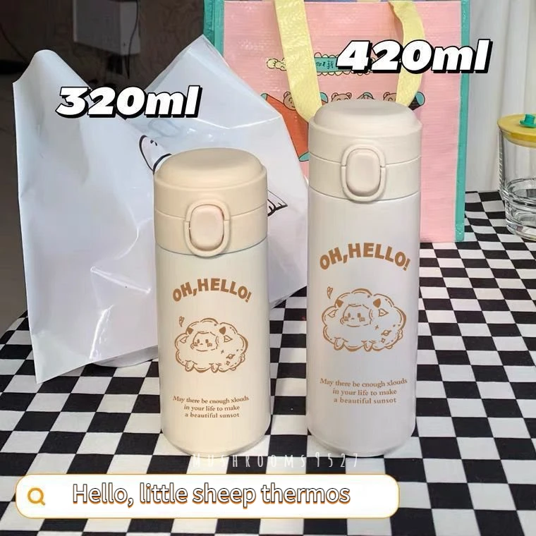 

Mushrooms 9527 Korean Style Cute Cartoon Insulation Cup Girls High Value 304 Stainless Steel Water Cup Portable Outdoor