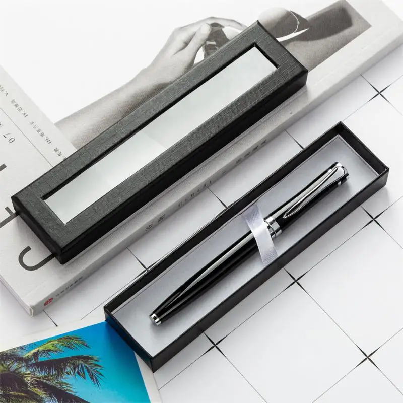 

Simple Pen Box Transparent Simple Design Originality Beautiful And Practical Carton Fashionable Interior Texture Delicate