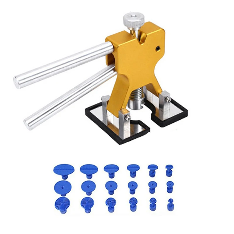 

Вытягиватель вмятин без покраски кузова автомобиля, подъемник, инструмент для ремонта, удалитель вмятин автомобиля + 18 вкладок, подъемник вмятин, набор ручных инструментов, инструмент для ремонта кузова автомобиля