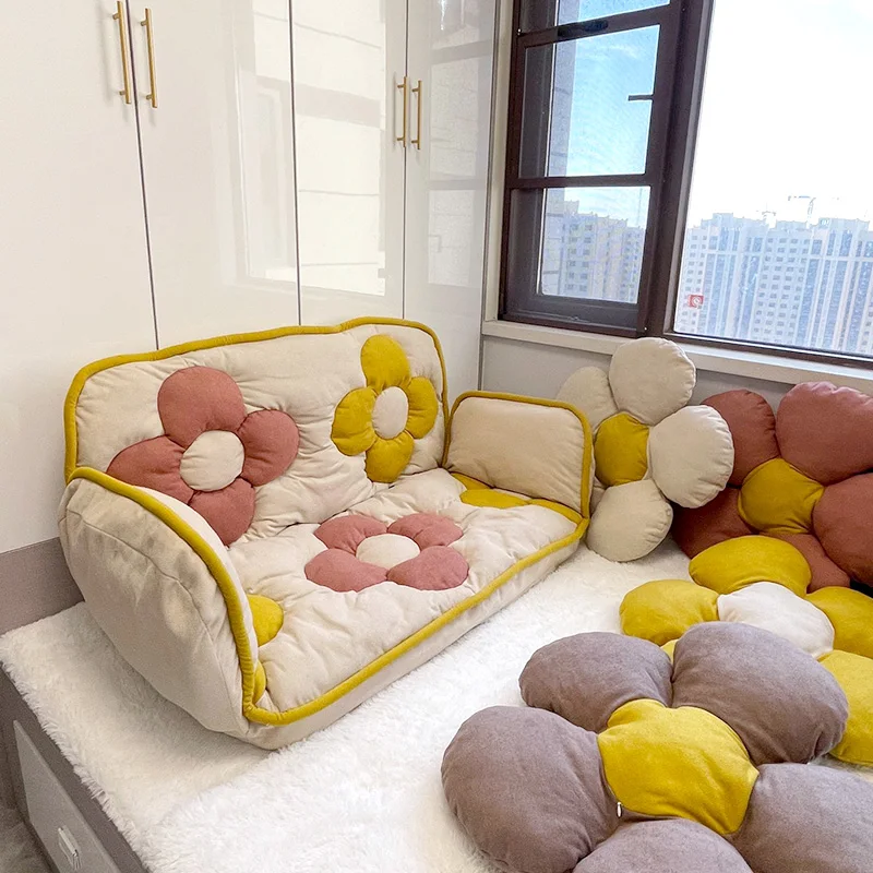 Современные диваны для гостиной Симпатичные двухместные отдыха татами балкон