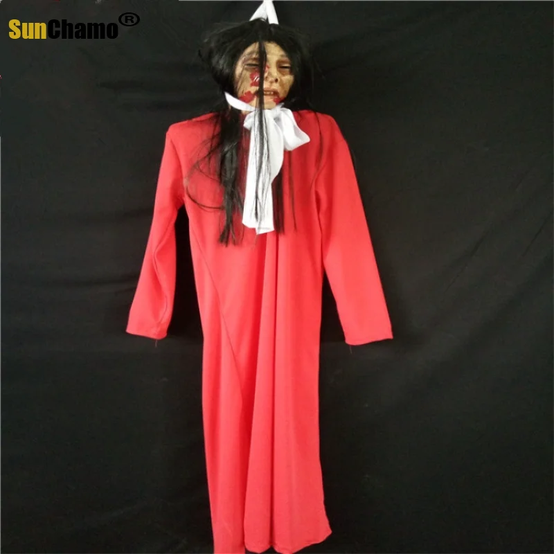 

Хэллоуин, красная дева, подвесной призрак, страх, планер, секретная комната, спасательный бар, КТВ, Оформление, украшение, подвесной труп