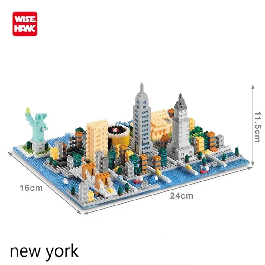 Набор Миниатюрных Строительных Блоков сделай Сам - Нью-Йорк Лондон Титаник RMS