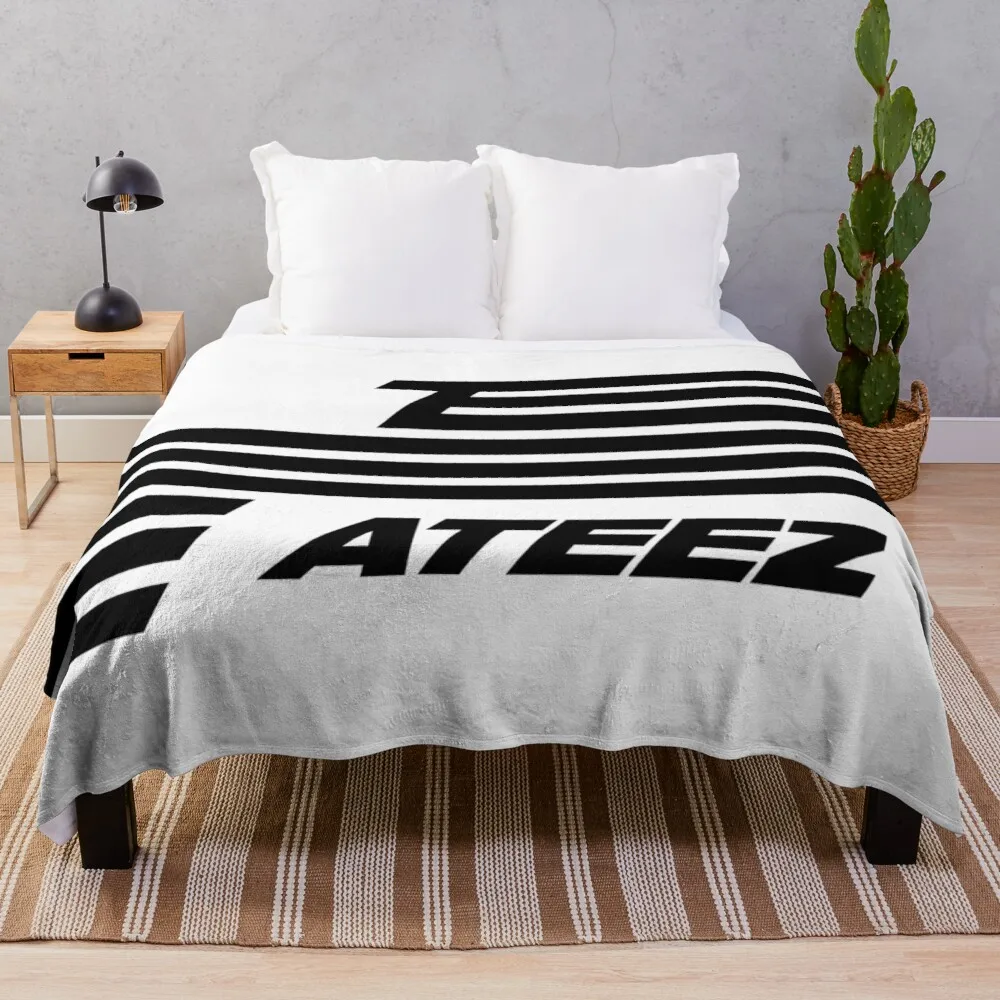 

ATEEZ'S FLAG. Throw Blanket luxury throw blanket