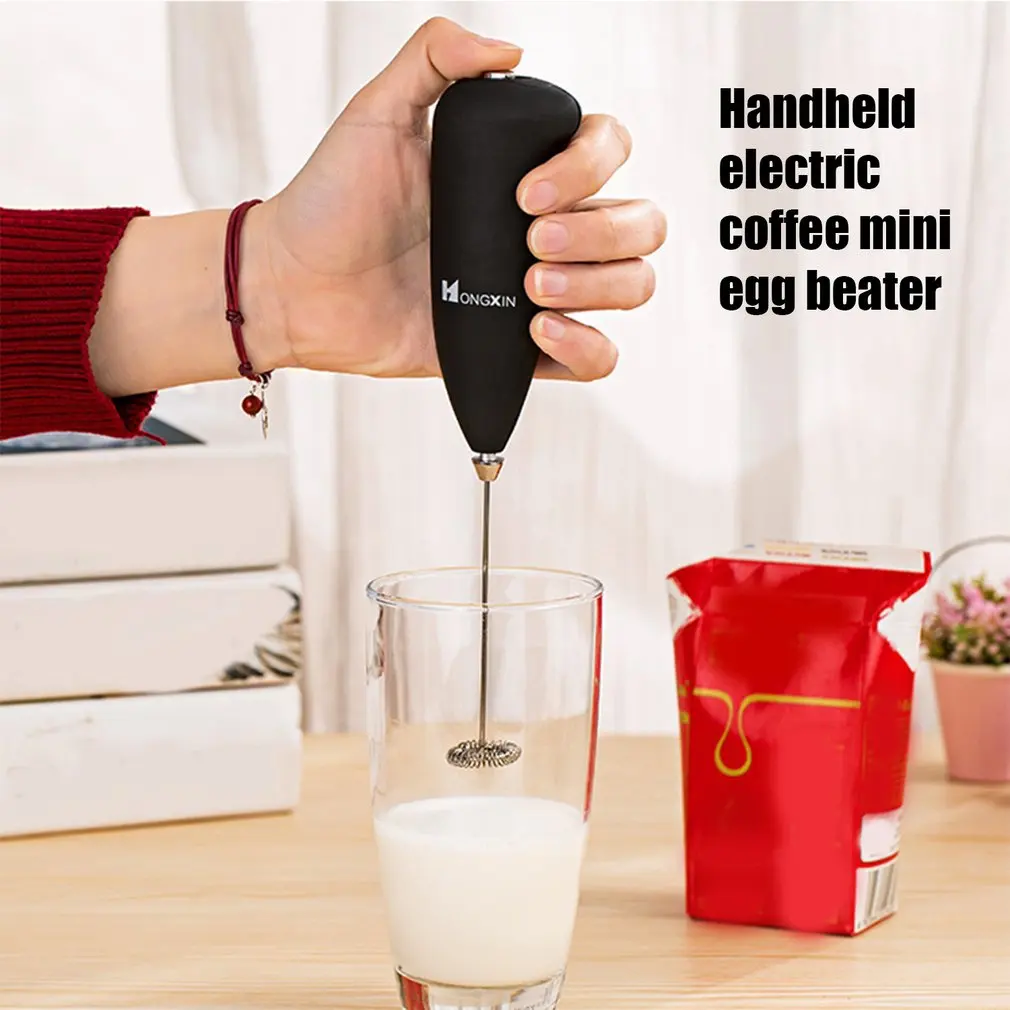 Hot Milk Frother Handheld Mixer Foamer Coffee Maker Egg Beat