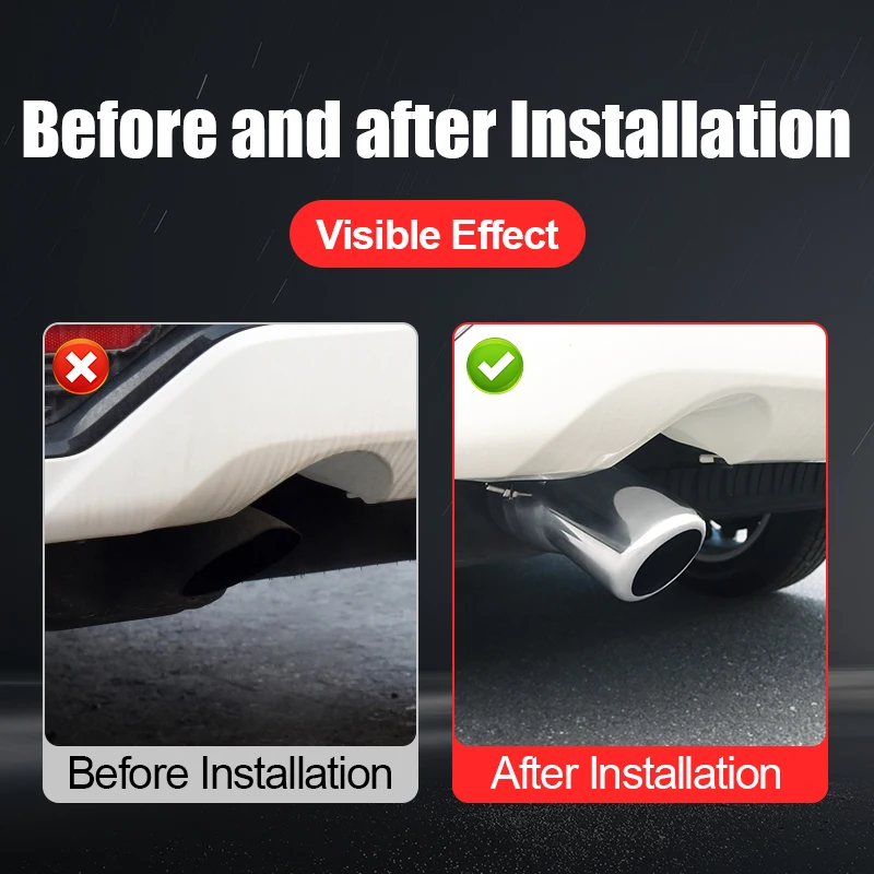 Для 2008-2022 2021 2020 Lexus LX570 450d глушитель выхлопной трубы декоративный LX 570 модификация