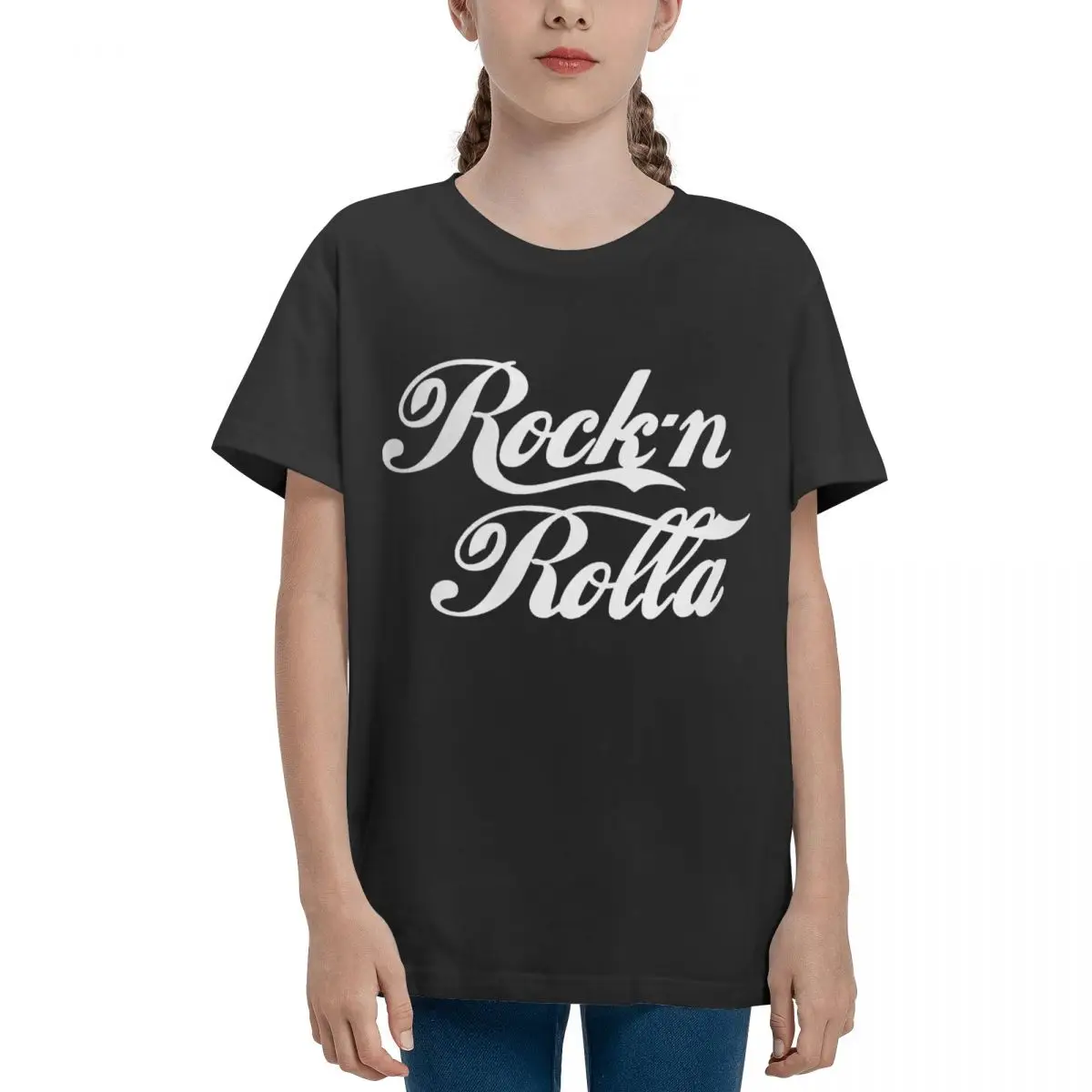 Футболка Rock N Rolla Essential для подростков базовая тенниска с коротким рукавом и