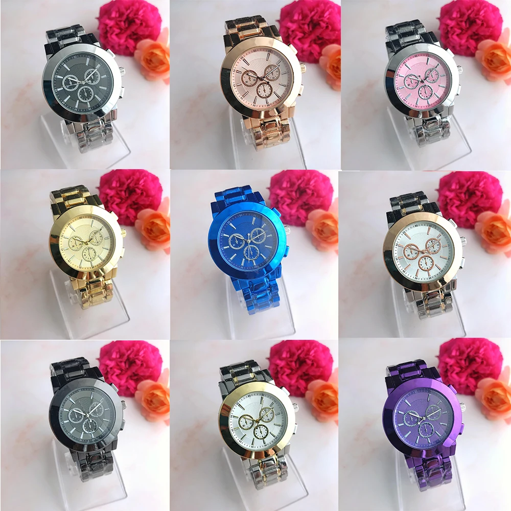 Классические мужские кварцевые часы из нержавеющей стали модная Роскошная