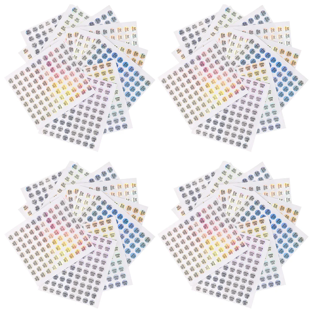 

2400 Pcs Qc Pass Tag Label Sticker Para Uñas Passed Labels Quality Test Decal Checking Product