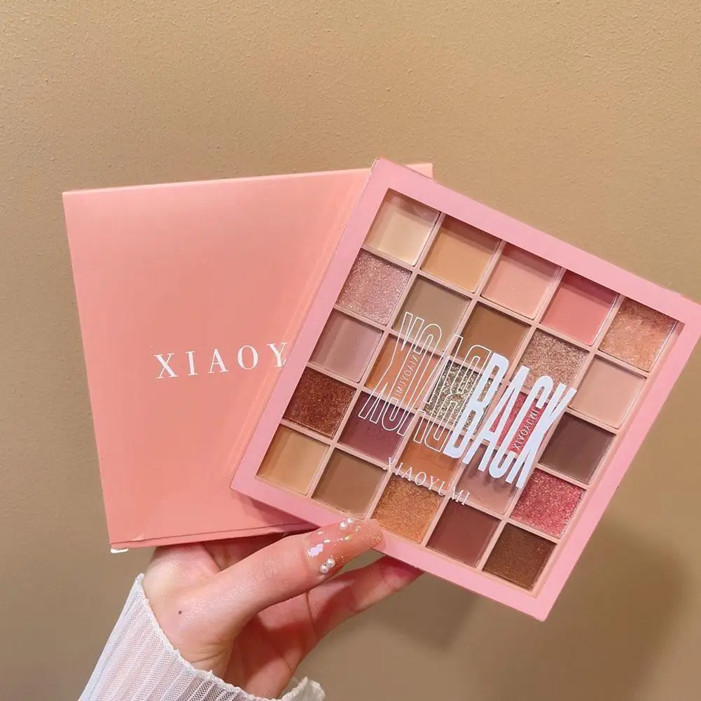 

25 Colors Glitter Pearly EyeShadow Palette Matte Eye Palette Lasting Up Cosmetics Eyes Set Shadow Korea Long MakeUp Make X3H3