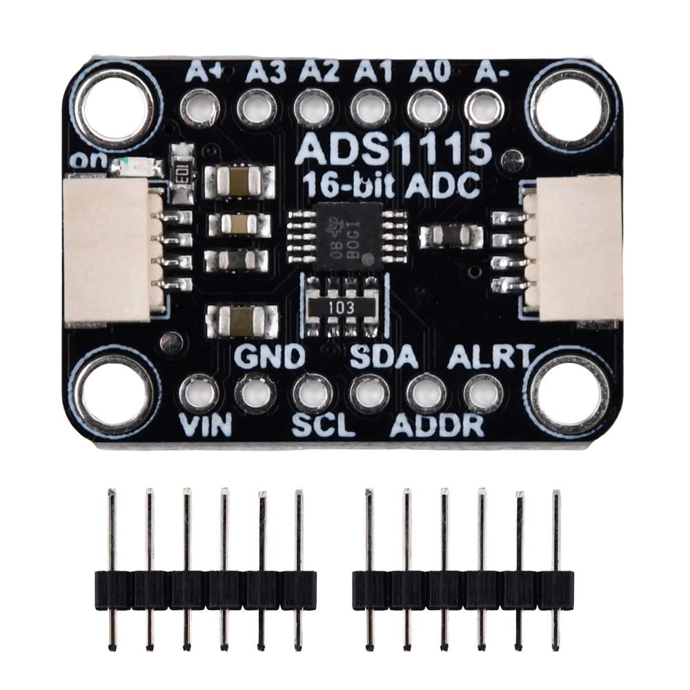 ADS1115 16 Bit I2C Module Precision ADC 4 Channel Development Board Pro Gain Amplifier 2.0V to 5.5V for Arduino