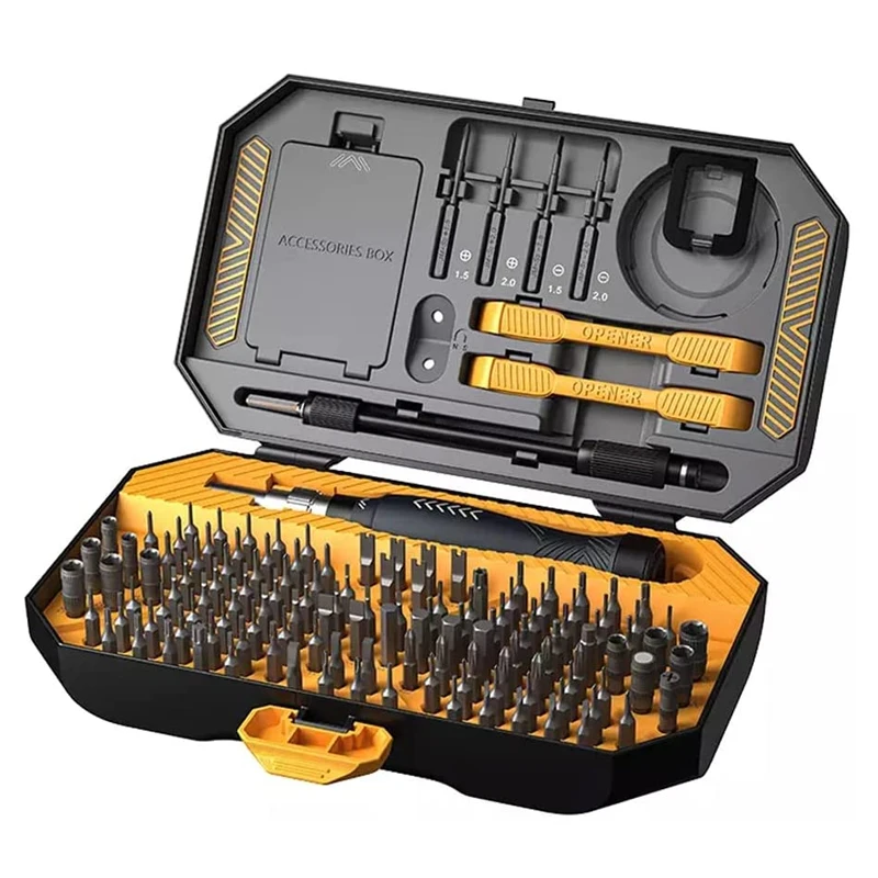 

Hand Screw 145pcs High Hardness Tool Magnetic Repair Torx Phone Tool Screwdriver Bit Hex Set Driver Multifunctional Home