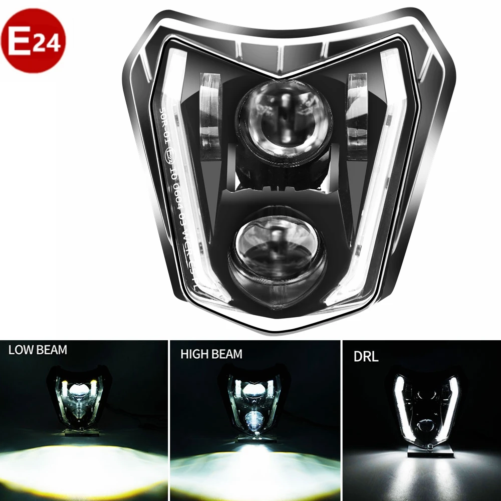 E24-Mark, высококачественная светодиодная фара для мотоцикла, фара для ...
