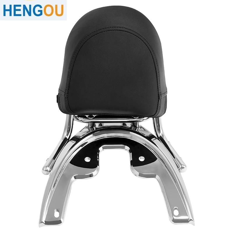 

Подставка и опорная рейка для спинки мотоцикла для Harley VRSCSE 2005 VRSCA VRSCB VRSCD 2002-2006 2003 2004 черный/хром