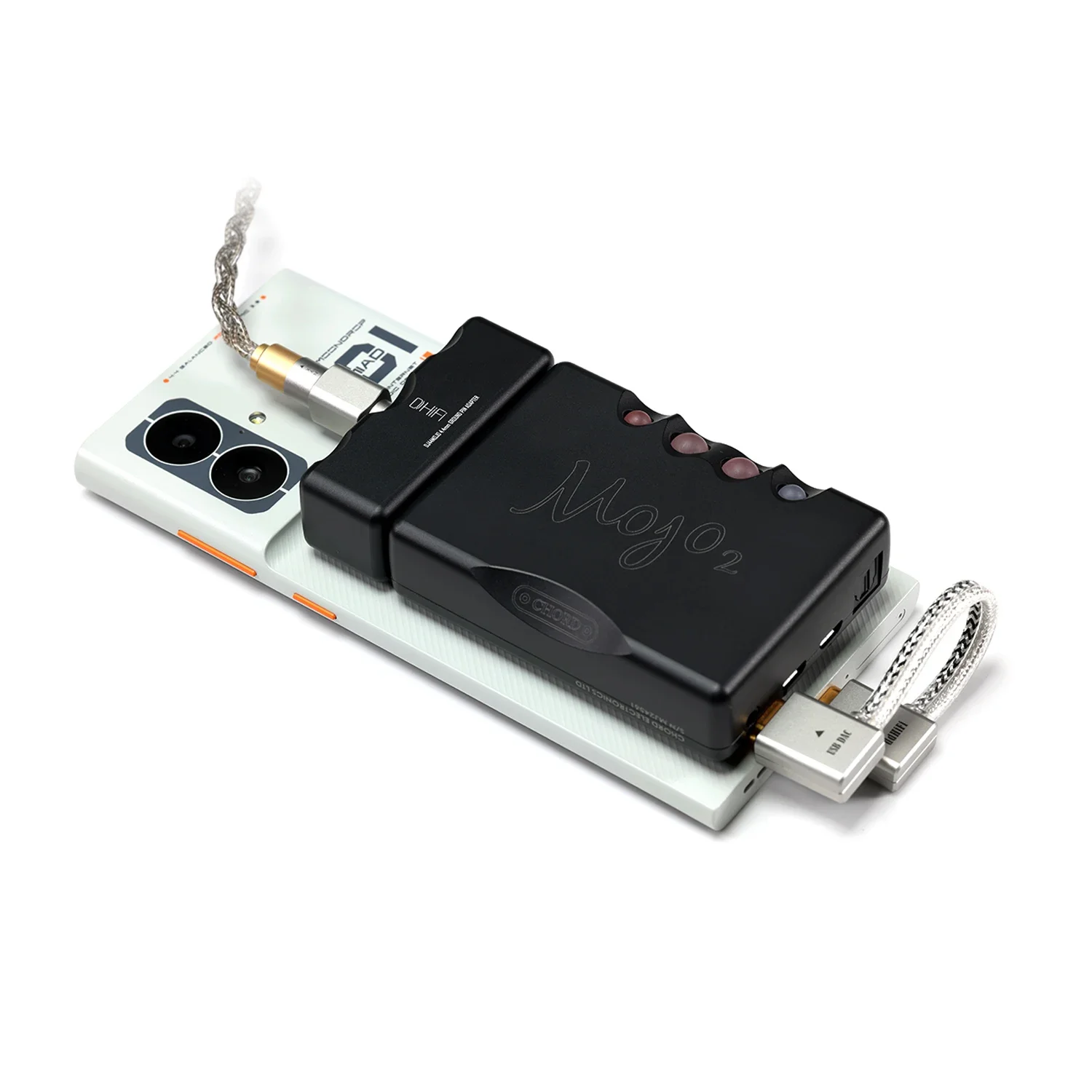 DD ddHiFi DJ44MOJO Аудиоадаптер с заземляющим контактом 4 мм исключительно для Chord Mojo