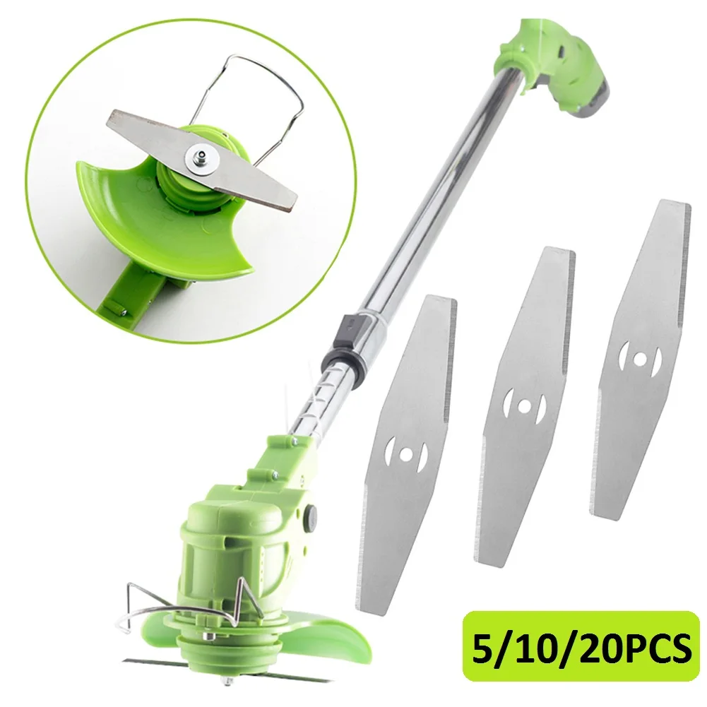 

Metal Grass String Trimmer Blades Lawn Mower Replacement Saw Blade for Cutting Grass Blade Garden Grass Replacement Trimmer Tool