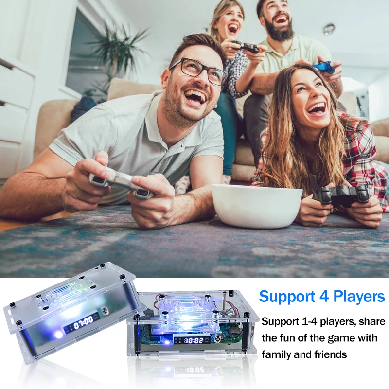 Супер консоль TSINGO X Max Plus аркадная приставка двойная система с 65000 играми