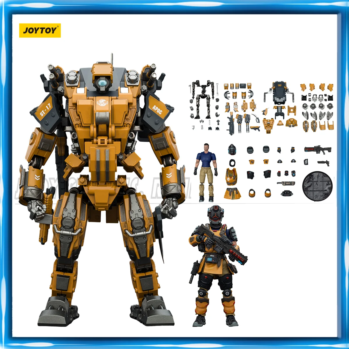 Фото Фигурка JOYTOY 1/25, серия APOC, Annihilator 02, дальнобойный ударный мех ST-8617, снайпер UNSC Моро, игрушки-фигурки №1