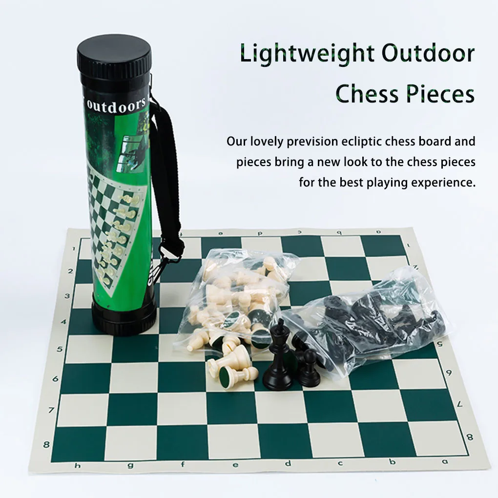 

Chess Pieces Kids Toys Playing Child Game Folding Chessboard Professional Outdoors For Travel Family Table Board Gift