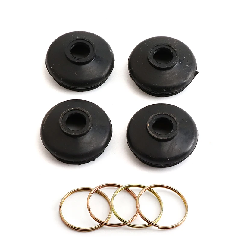 

4 шт. подвеска рулевой тяги, наконечники шарового шарнира, универсальный пылезащитный резиновый чехол для китайского ATV Go Kart, детали для квадроцикла