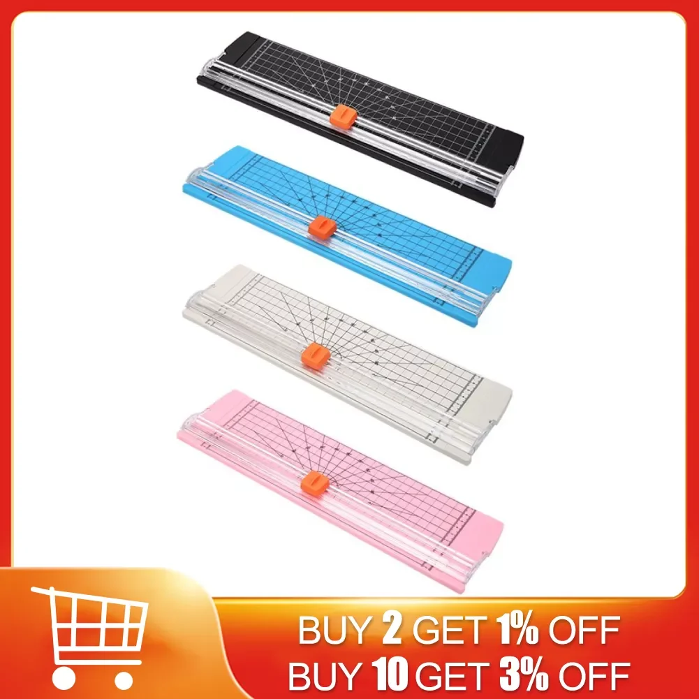 

A3/A4 Paper Cutter Precision Paper Photo Trimmers Cutter Scrapbook Trimmer Lightweight Cutting Mat Machine for Office School