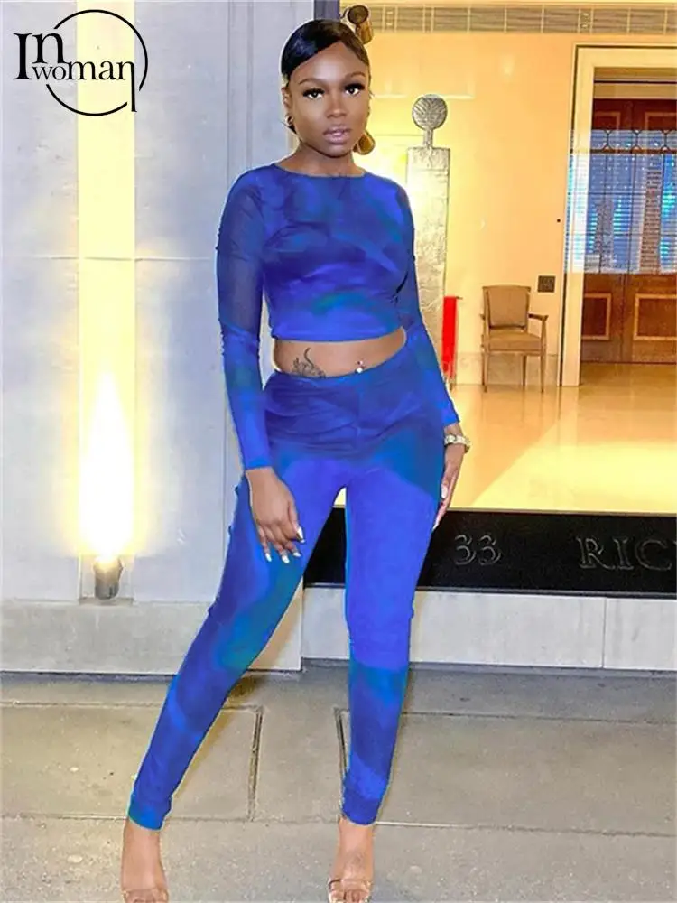 

Женский комплект из 2 предметов с длинным рукавом и круглым вырезом