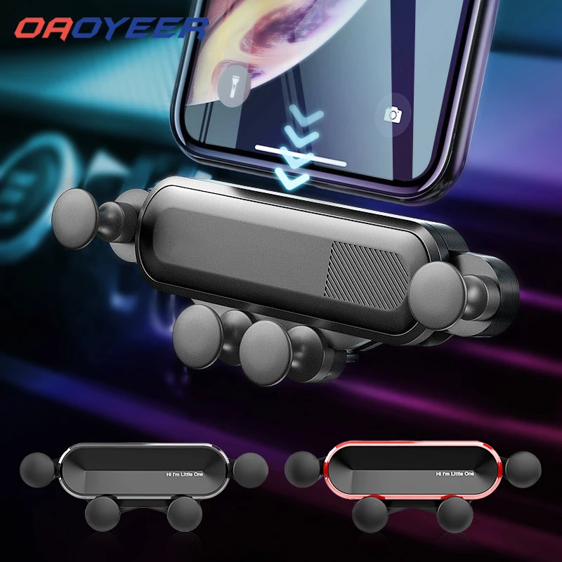

Gravity Car Phone Holder Air Vent Clip Mount No Magnetic Mobile Support GPS Cell Stand for IPhone 12 11 Samsung Xiaomi Huawei