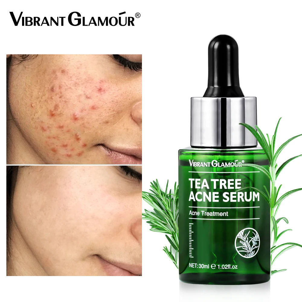 

Organic Tea Tree Visage Serum Facial Essence Acne Treatment Hidratante Lifting Creme Crema Blanquiadora Anti Ride Tache Rugas