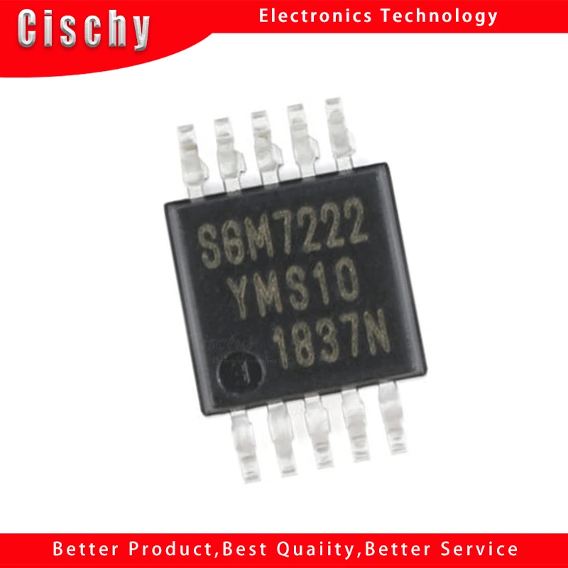 1 шт. SGM7222 SGM7222YMS10 MSOP10 | Строительство и ремонт