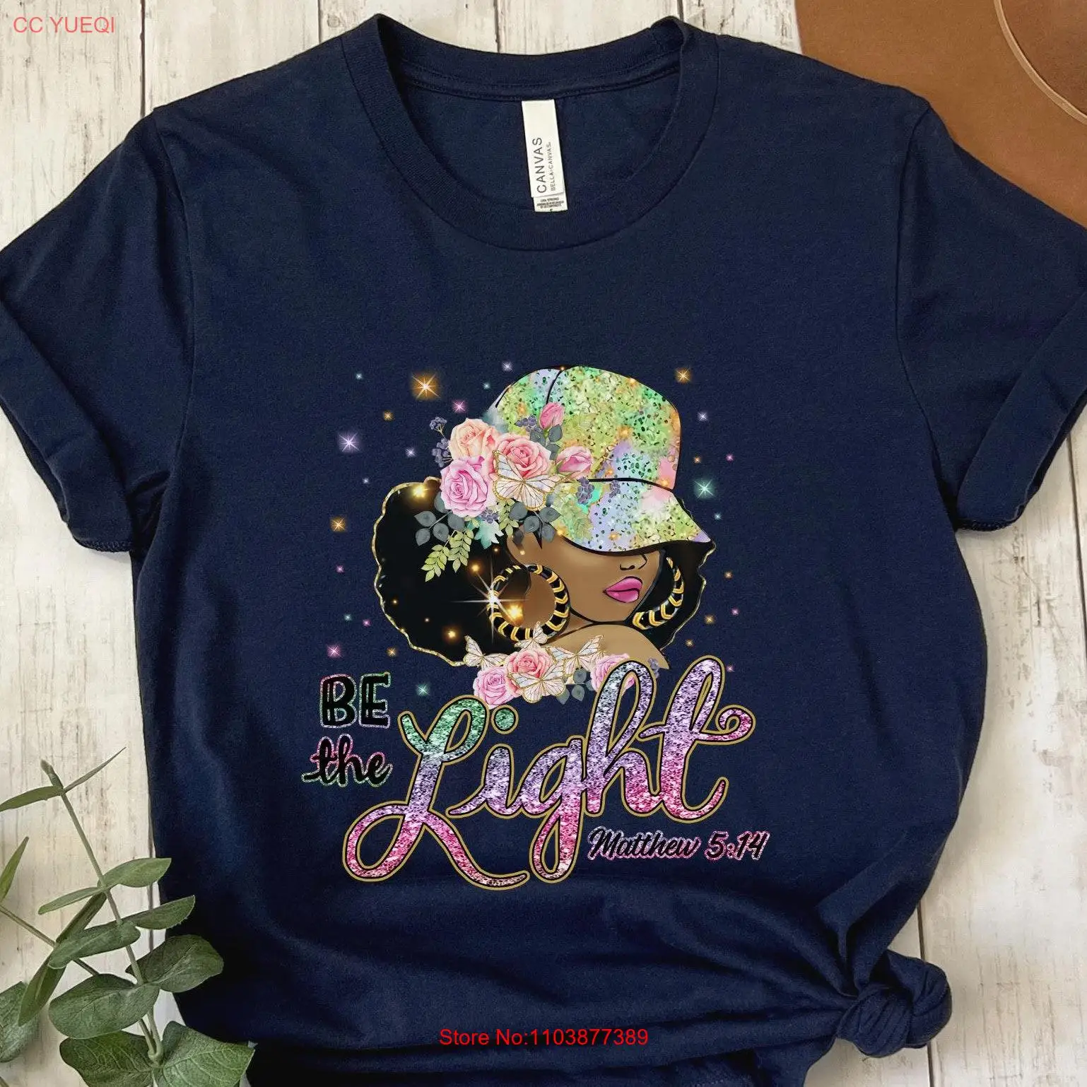 Футболка Be the LighT с христианскими стихами из Библии Мэтью 5 14 припреры на основе