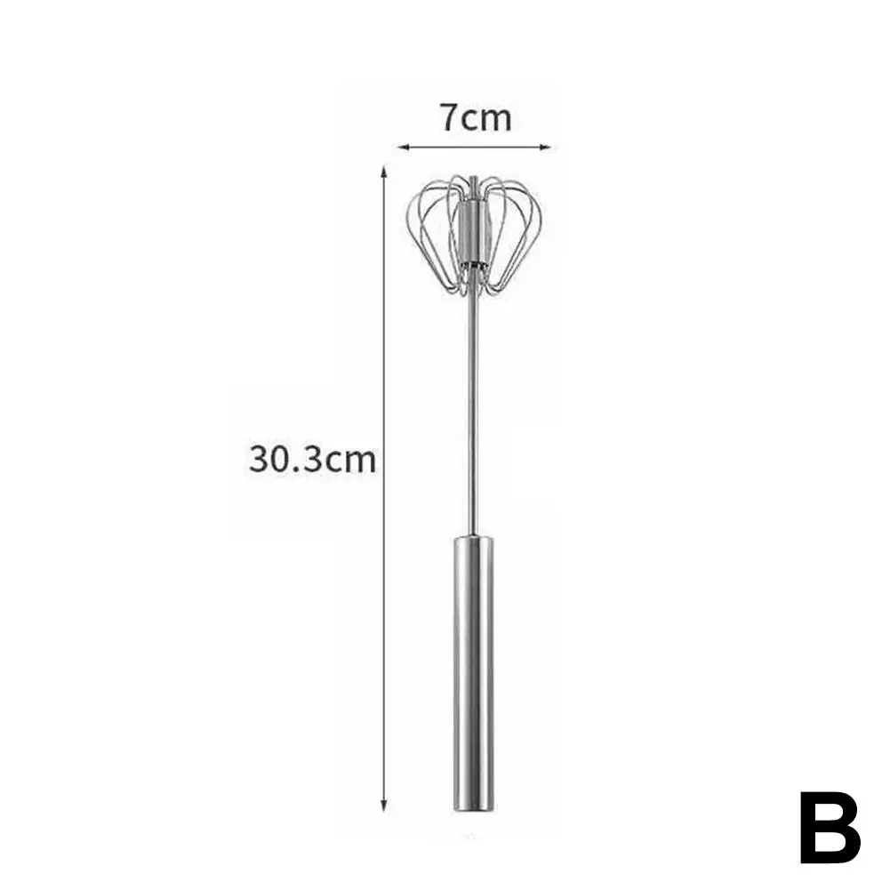Полуавтоматический вращающийся инструмент для взбивания яиц из нержавеющей