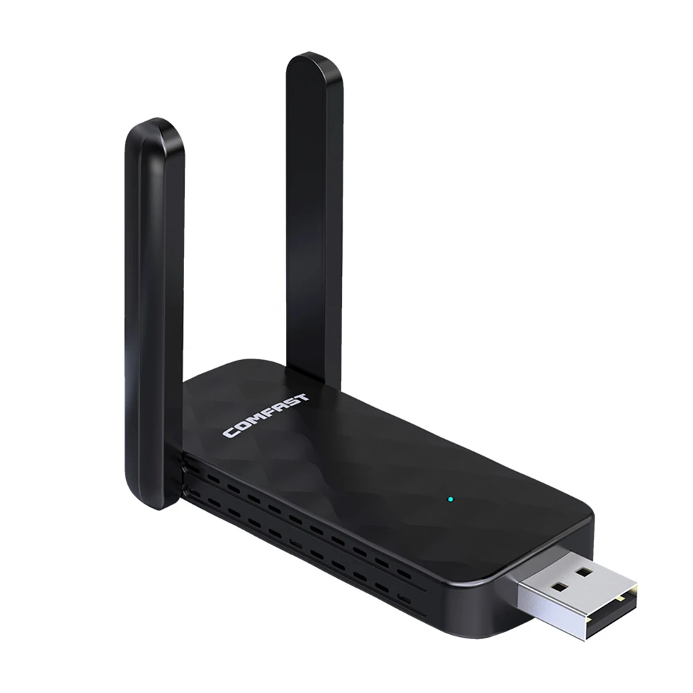 

USB беспроводная сетевая карта COMFAST, 300 Мбит/с, Wi-Fi сетевая карта, эффективное рассеивание тепла, Совместимость с несколькими системами