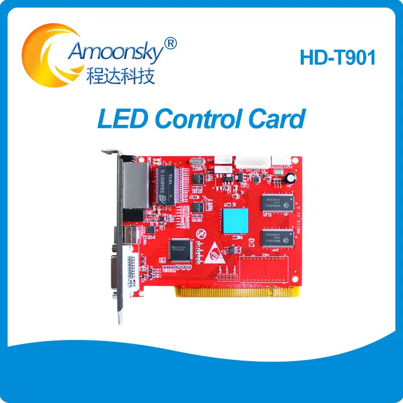 HD-T901 Full Color Video LED Display Screen Synchronous Sending Card Supports R501 R502 R500 R501S R505 R507