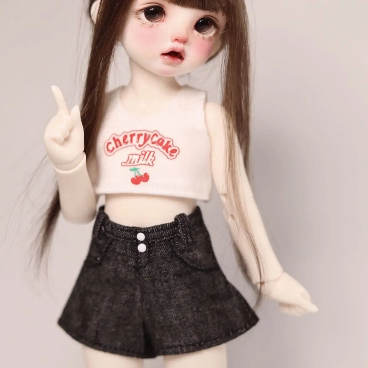 Фото Новая одежда для кукол 30/45/60 см, футболка для кукол BJD 1/3, 1/4, 1/6, аксессуары для кукол, игрушки для девочек, набор для переодевания. №5