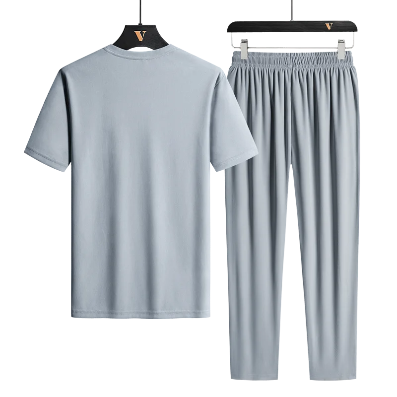 Комплект спортивной одежды мужской повседневный брендовая одежда футболка и