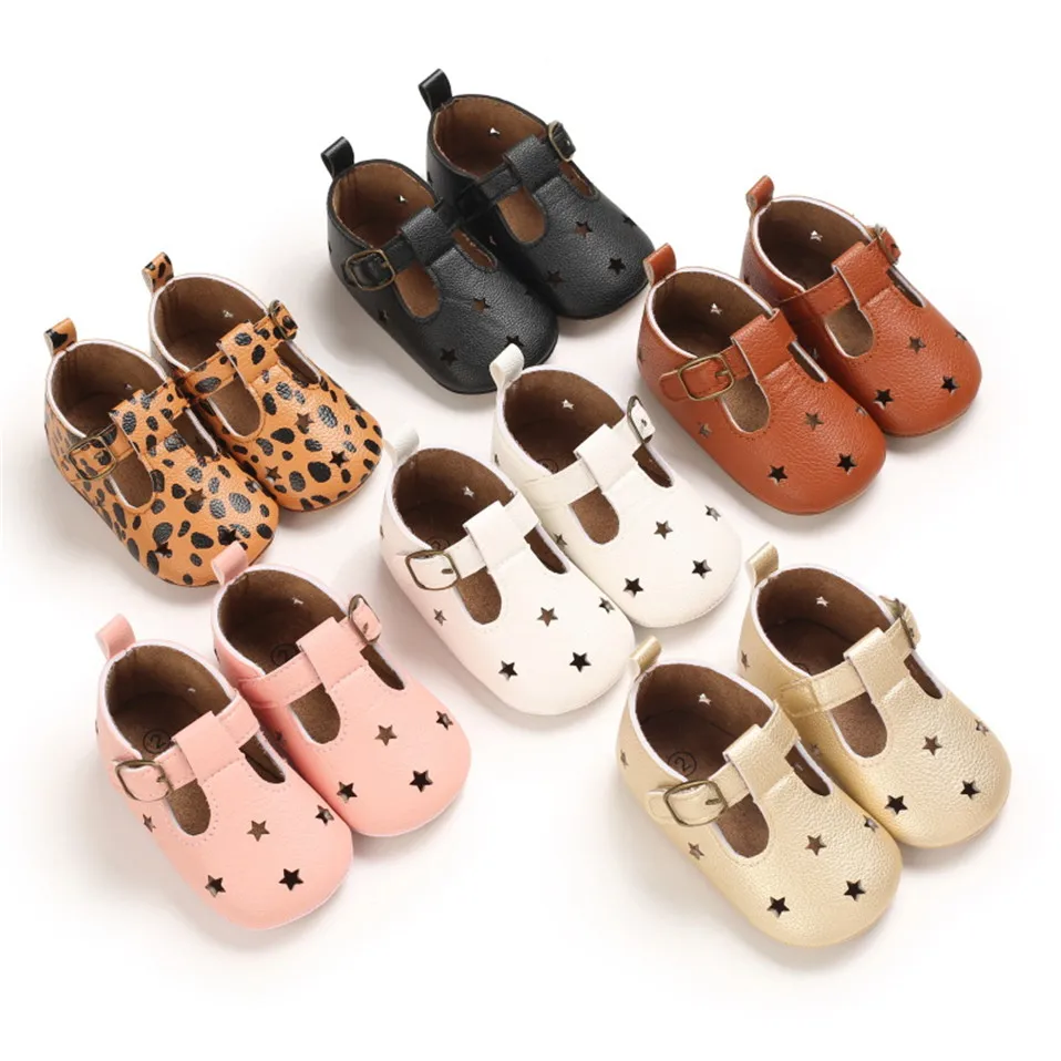 

Summer Kids Sandals Fashion star Princess Children Shoes for Girls Toddler Baby Soft Breathable Hollow Out Bow Shoes